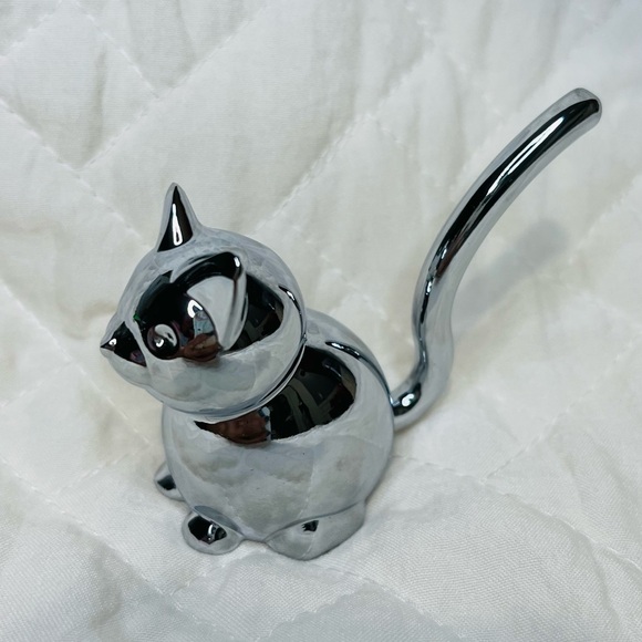 METAL CAT RING HOLDER/PAPERWEIGHT - Picture 6 of 6